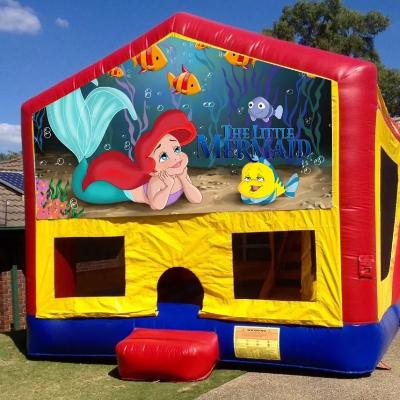 The Little Mermaid Medium Banner Jumping Castle thumbnail 1