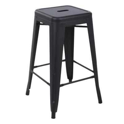 Black Metal Bar Stools