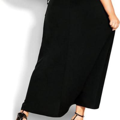 City Chic Elegant Maxi Dress Black Size 18 thumbnail 2