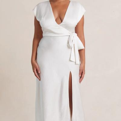Bec & Bridge Dreamer Wrap Dress- Ivory and Black Sizes 8 and 10