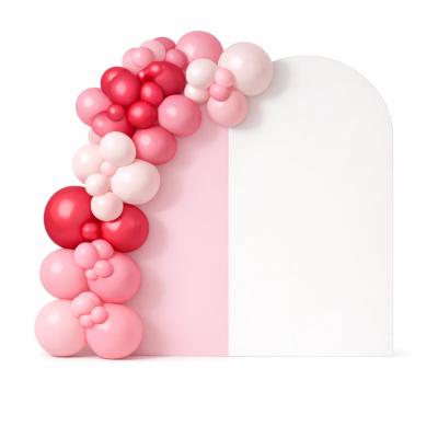 Double Arch Backdrop and Balloon Garland thumbnail 1