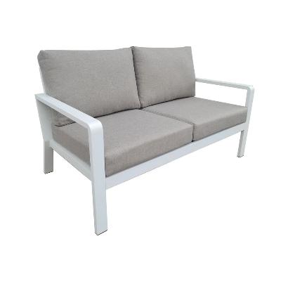 Lounge - 2 Seater - Solaris - White Frame - Cushion Type thumbnail 1