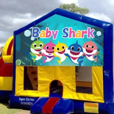 Baby Shark Large Banner Jumping Castle