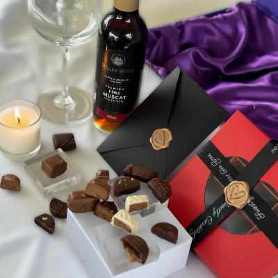 Premium Chocolate & Wine Valentine’s Hamper Gift Set (18+) thumbnail 5