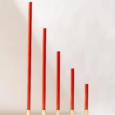 Poppy Red Cathedral Candles thumbnail 1