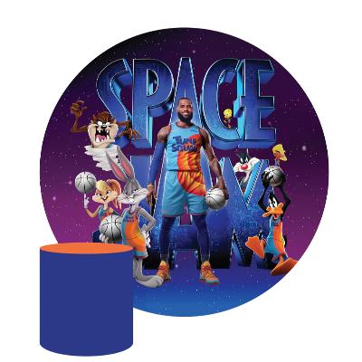 Space Jam Round Backdrop package thumbnail 1