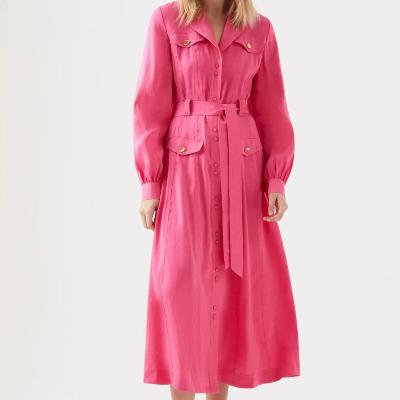 AJE Sophie Shirt Midi Dress Size 8 thumbnail 2