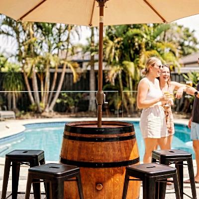 Wine Barrel and Umbrella thumbnail 3