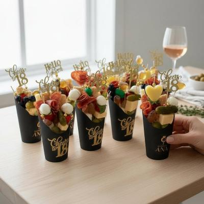 Individual Charcuterie Boxes, Cups Or Boats –  Catering (halal Available) thumbnail 3