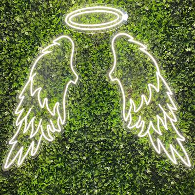 Angel wings neon sign