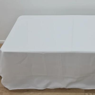 White 4ft Table & Tablecloth thumbnail 1