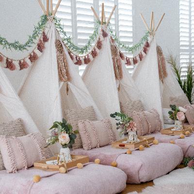 Deluxe teepee sleepover package (6 Teepees) thumbnail 2