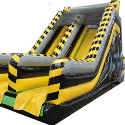 10m Nuclear Rock Wall Inflatable Obstacle Course thumbnail 2