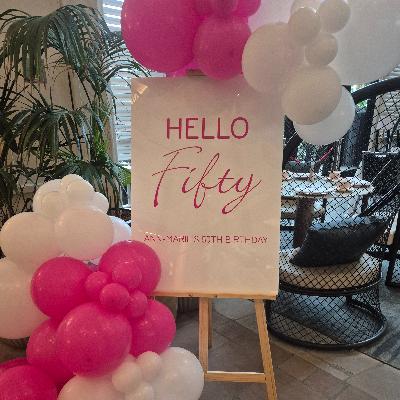 Personalised Sign and Balloon Garland thumbnail 5