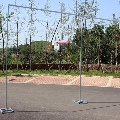 Backdrop - 6 x 3 m silver backdrop stand