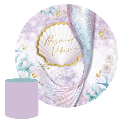 Mermaid Vibes Round Backdrop package thumbnail 1
