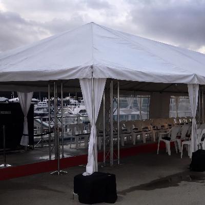 Weighted 6m x 21m Marquee thumbnail 1