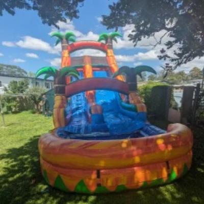 Tropical Hot Lava Waterslide Inflatable thumbnail 2