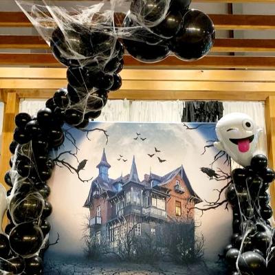 Haunted House Rectangle Backdrop thumbnail 2