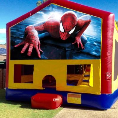 Spiderman Medium Banner Jumping Castle thumbnail 1