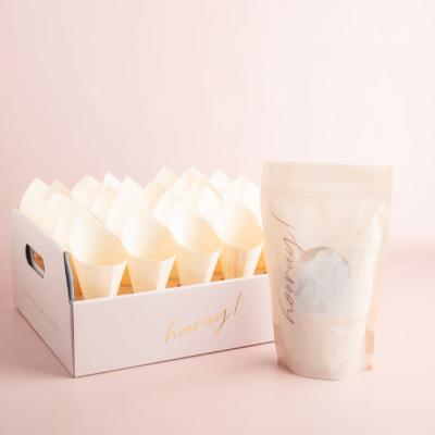 Confetti, Cones + Trays package - 25 guests
