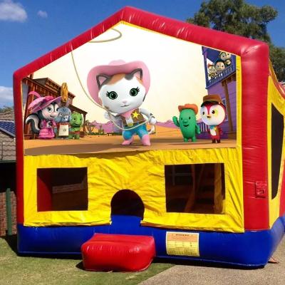 Sheriff Callie Medium Banner Jumping Castle thumbnail 1