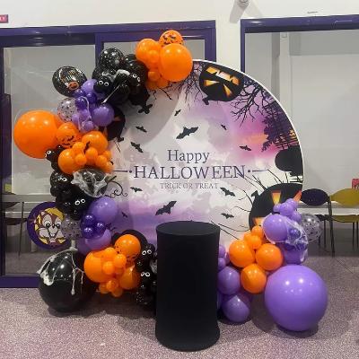 Happy Halloween Round Backdrop package thumbnail 2