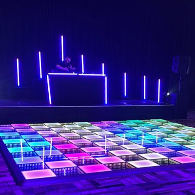 3D LED Glow Dance Floor - 6m x 6m thumbnail 1
