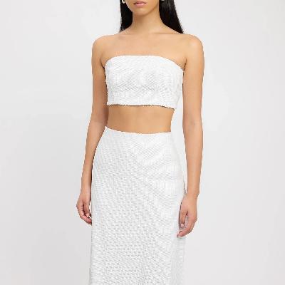 Kookai Siena Sequin Maxi Set - White Size 10