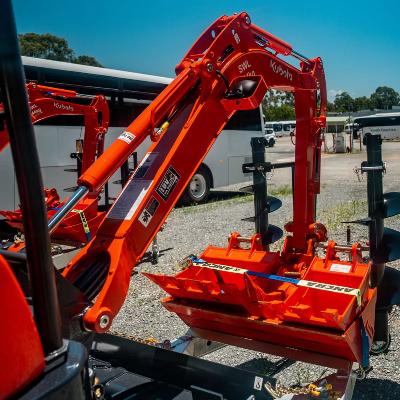 Kubota U17-3 Excavator Dry Hire with Auger thumbnail 5