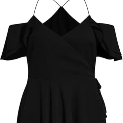City Chic Elegant Maxi Dress Black Size 18 thumbnail 3