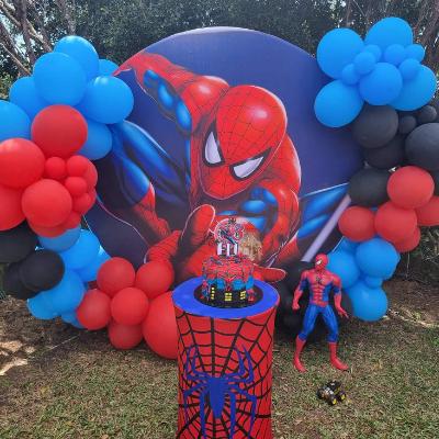 Spiderman Round Backdrop package thumbnail 2