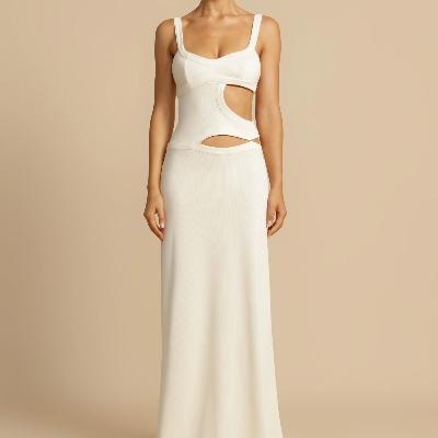 Arcina Ori Jetta Long Dress - White Size XS