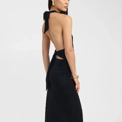 Kookai Leni Maxi Dress - Black Size 6