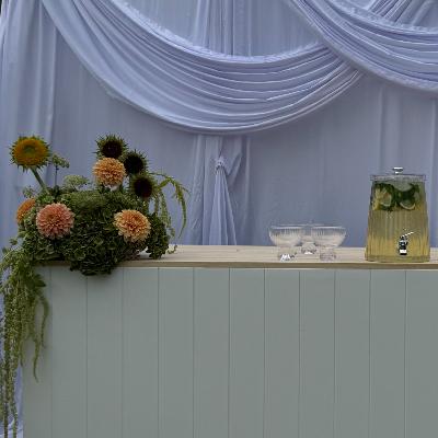 Table & Floor Mat Faux Floral Arrangements (x4)