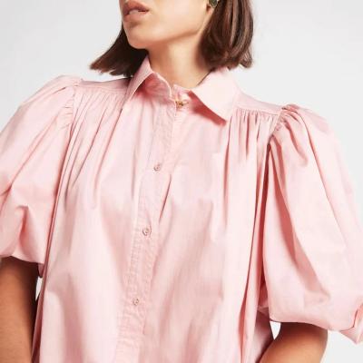 AJE Yvette Smock Mini Dress Pink Size 10 thumbnail 4
