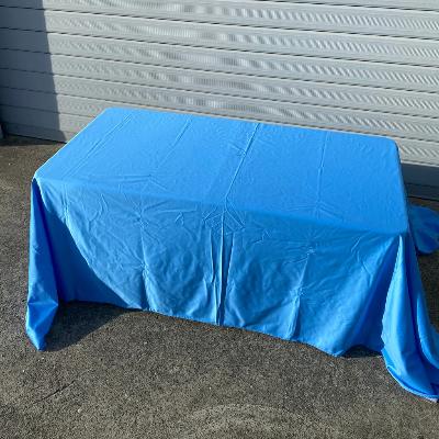 Blue 4ft Table & Tablecloth
