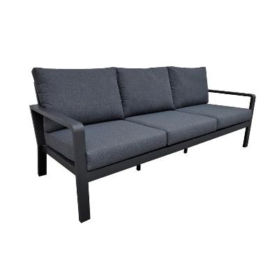 Lounge - 3 Seater - Solaris - Black thumbnail 1