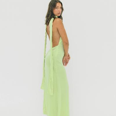 Amaia The Label Piper Dress - Melon Green Size XS thumbnail 2