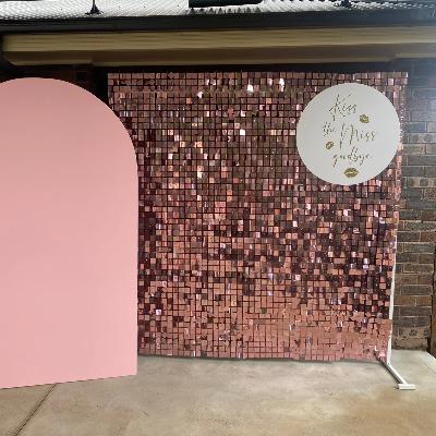 Light Pink Shimmer Backdrop