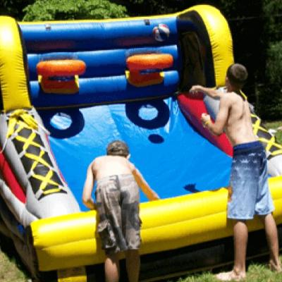 Double basketball hoops inflatable thumbnail 3