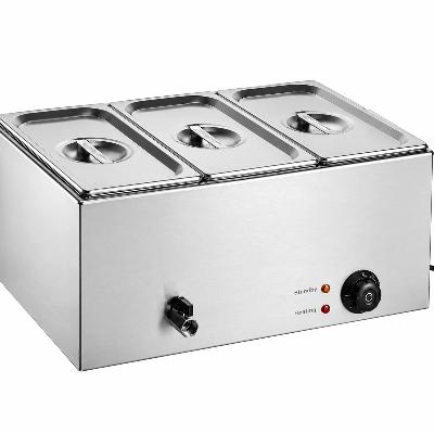Bain Marie - Commercial 3 Pan thumbnail 1