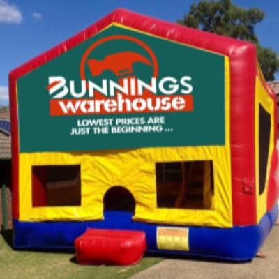 Bunnings Medium Banner Jumping Castle
