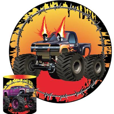 Monster Truck Round Backdrop Package thumbnail 1