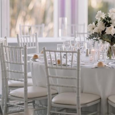 White Tiffany Chairs thumbnail 2