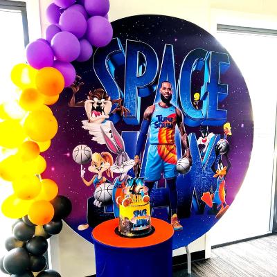 Space Jam Round Backdrop package thumbnail 2