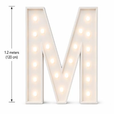 LED 1.2m Light Up Letter 'I' White thumbnail 1