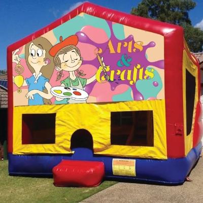 Arts & Crafts Medium Banner Jumping Castle