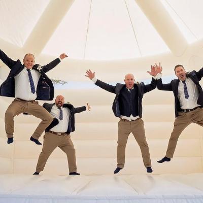 White Inflatable Gazebo thumbnail 2