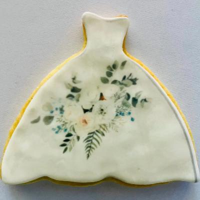 Bridal Dress Cookies thumbnail 2